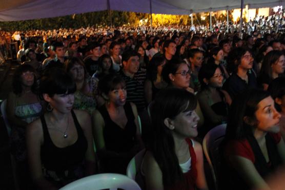 Una gran masa de gente fua a escuchar a una grande de nuestro rock