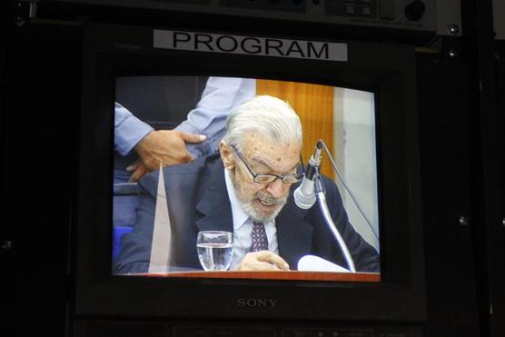 Bussi habló durantes horas defendiendo su inosencia