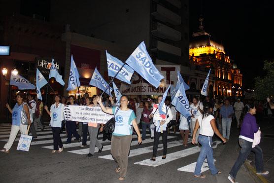 SADoP, el gremio de los docentes privados protestó