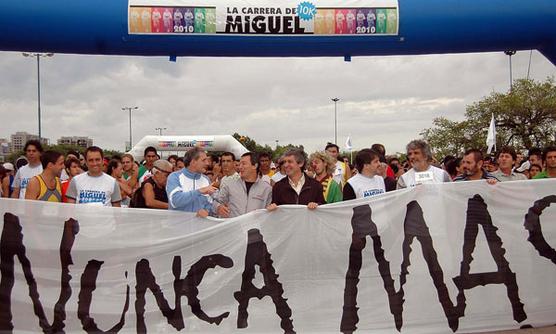 Una multitud en La Carrera de Miguel