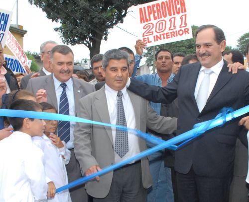 El gobernador en Delfín Gallo, ayer