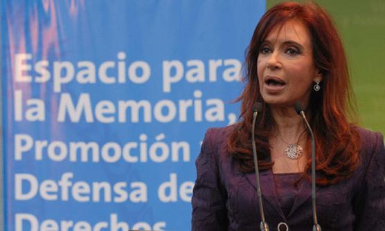 La presidenta en el Día de la Memoria