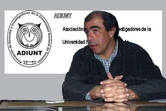 Walter Díaz, representante de ADIUNT