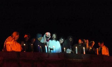 Teatralización de la pasión en el Lago San Miguel