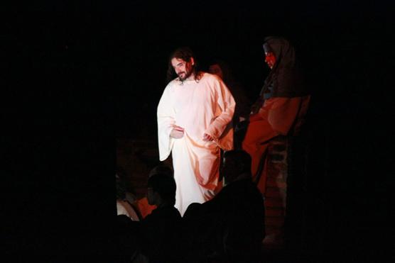 Jesús con sus discipulos