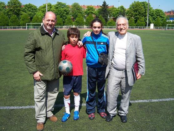 Anabela y Luis junto a Guzman y Estrella