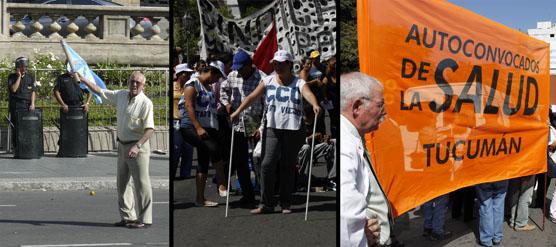 Jubilados. la CCC y los Autoconvocados movilizaron en Plaza Independencia