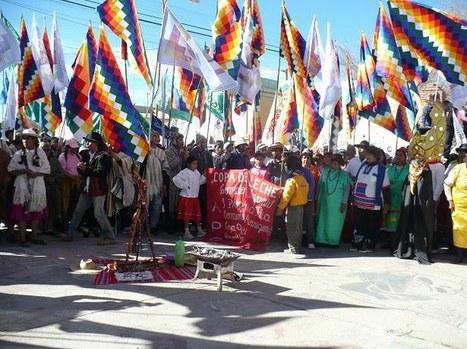 Ceremonia a la Pachamama en el arranque en La Quiaca