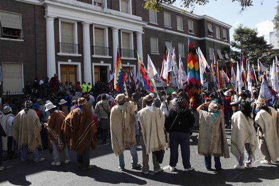 Hicieron una parada en los tribunales penales