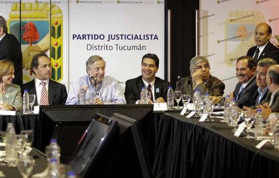 El Consejo Justicialista sesionando 