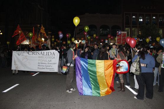 El viernes se realizó en la Plaza Independencia una marcha 