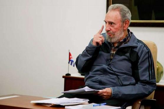 Fidel Castro, reapareció en público después de cuatro años,