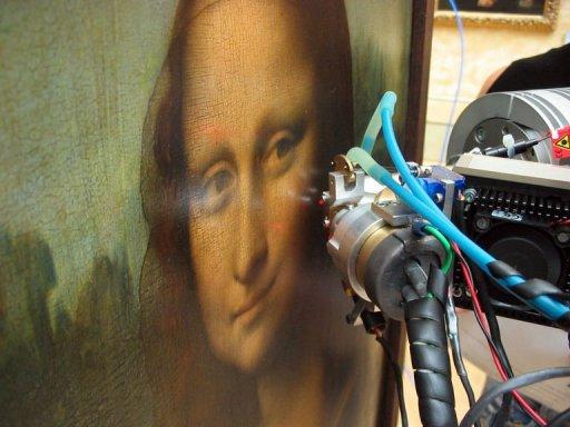 La Gioconda analizada con laser