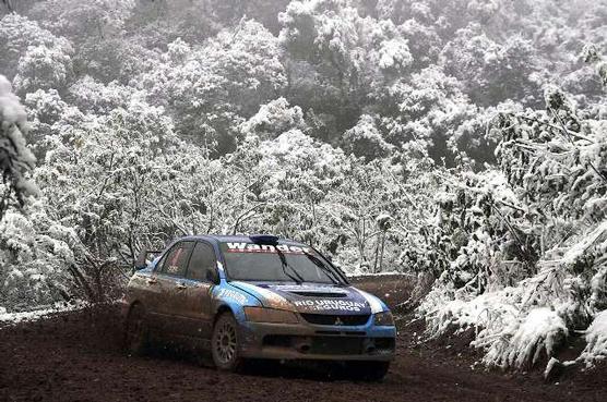 Marcos Ligato, con un Mitsubishi Lancer Evo X, volvió al triunfo en el Rally de Tucumán