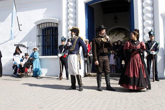 Además hicieron un fragmento de la obra `Latidos de Libertad´ 