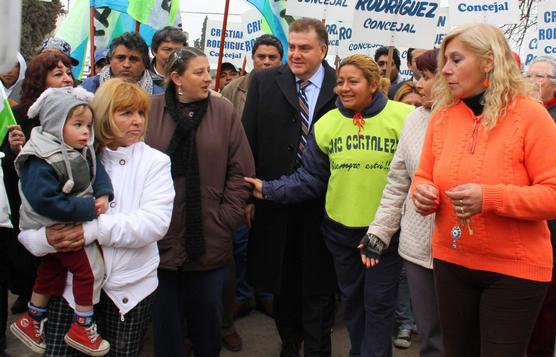 Domingo Amaya en las obras