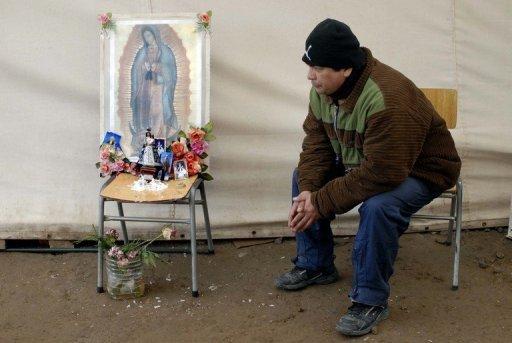 Los parientes están en contacto con los mineros