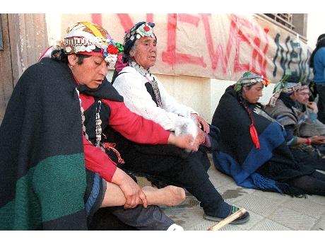 Mapuches en huelga de hambre