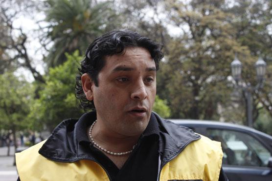 Carlos Pizarro, quien asumió como secretario general del Sindicato de Peones de Taxis el 13 de agosto