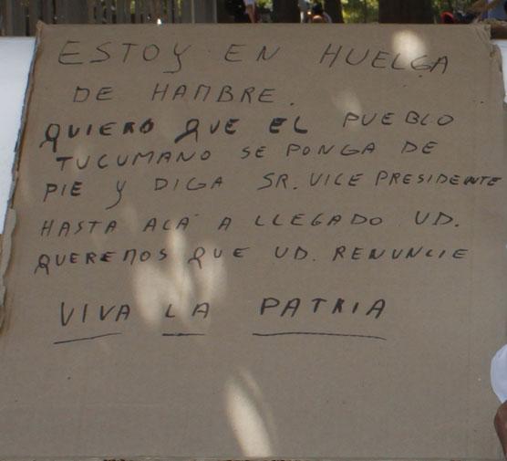 Dijo: `Hago esto como agradecimiento a Néstor Kirchner. Me siento honrado porque soy un patriota´