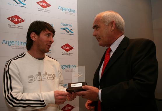 Messi con Meyer