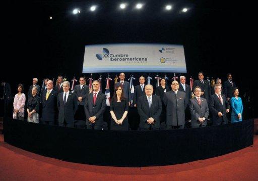 Foto de grupo de la Cumbre Iberoamericana