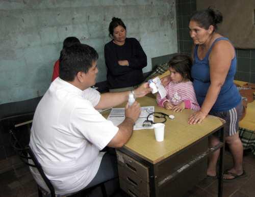 Salud atendió a los evacuados  