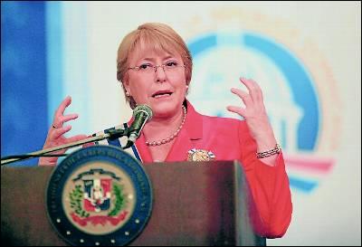 La directora de ONU Mujer, Michelle Bachelet