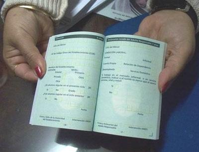 La libreta de Asignación Universal por Hijo 