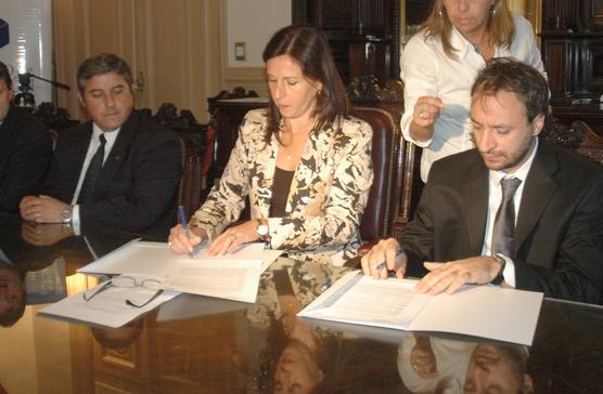 Firma del convenio