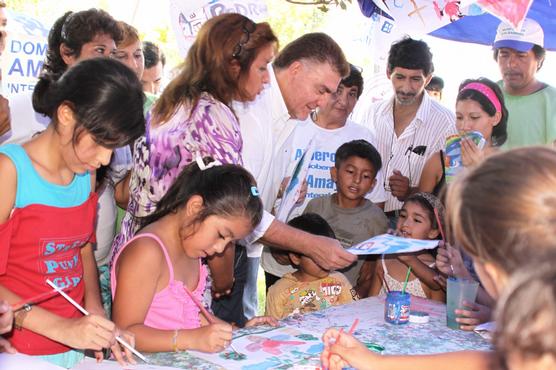 Domingo Amaya en el Barrio SEOC II