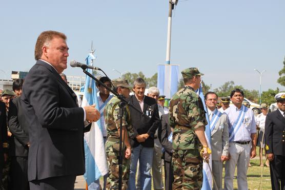 Amaya en homenaje a caídos en Malvinas