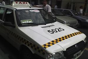 Taxistas movilizados