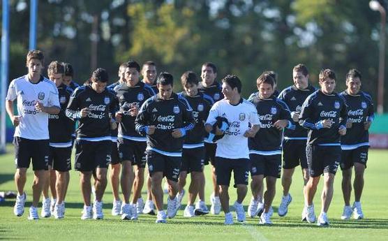 Entrenamiento del seleccionado local