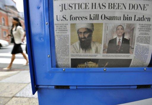 "Se ha hecho justicia" tituló en portada la noticia de la muerte de Osama bin Laden un diario de la capital de EEUU