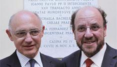 Timerman y Moreno ayer en Roma