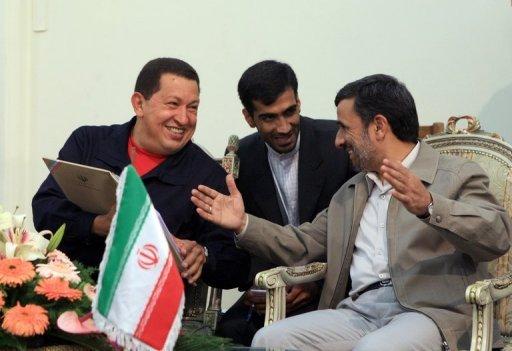 Hugo Chavez y Mahmud Ahmadinejad en Caracas