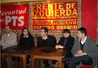 De izquierda a derecha Ariel Osatinsky, Alejandra del Castillo, Martín Correa, Verónica Jerez y Juan Luis Véliz