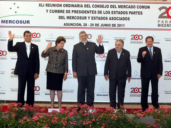 Cumbre en Asunción del Mercosur