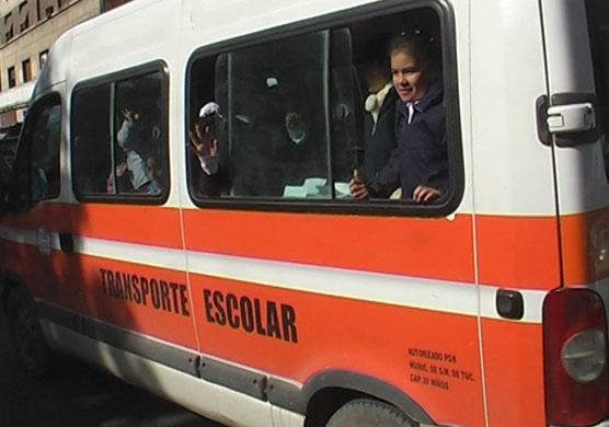 Segunda inspección técnica anual obligatoria a los transportes escolares de la Capital