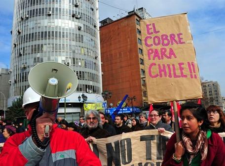 Clilena Codelco, la mayor productora mundial de cobre, realizan este lunes una huelga de 24 horas