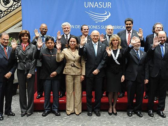 Los cancilleres de la UNASUR en Buenos Aires