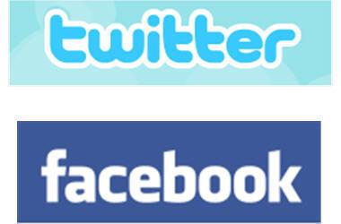 Facebook y Twitter