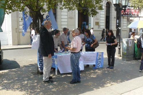 El viernes Sadop realizó una jornada de protesta en la UNSTA