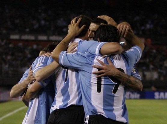 Argentina le ganó a Chile por 4 a 1