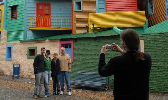 Brasileños en la Boca