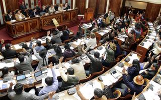 Asamblea Plurinacional en plena sesión en La Paz