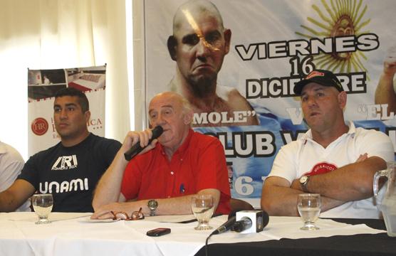 La Mole Moli peleará con el Grandote Ceballos por el Titutulo Argentino el 16 de diciembre