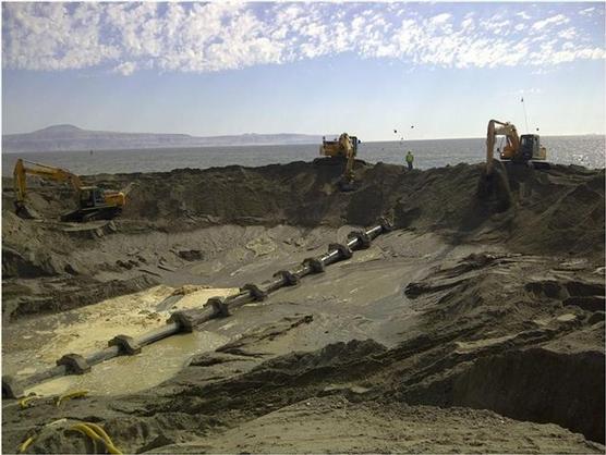 Minera Algorta en plena construcción