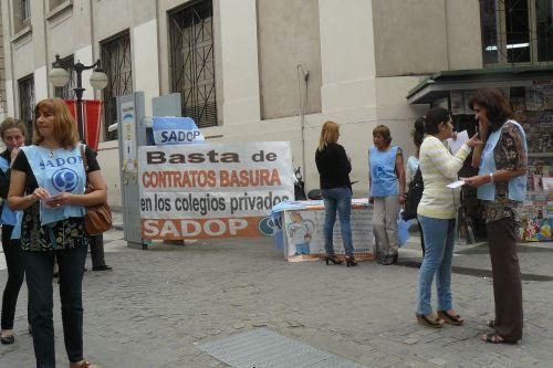 SADOP en Peatonal Muñecas